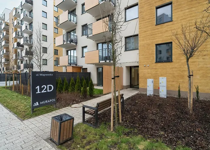 公寓 New Wagrowska With 2 Free Parking Places And Balcony In By Renters 波兹南